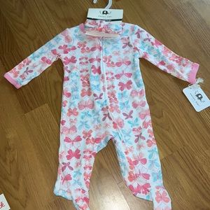 NWT one piece coverall set  with headband